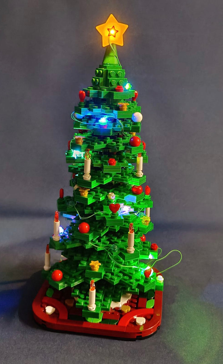 LED Light Kit for Christmas Tree Compatible With LEGO® 40573 Set 